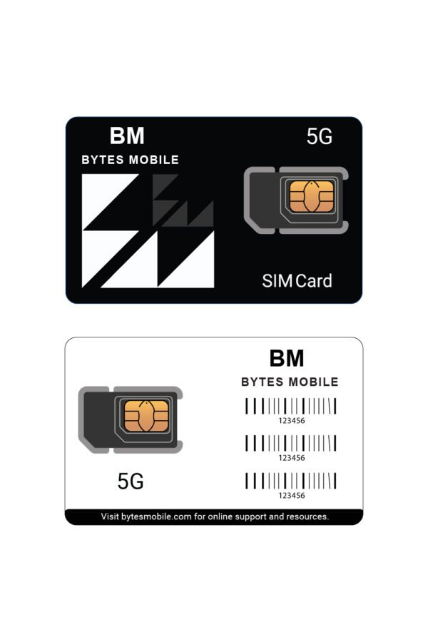 Bytes mobile sim card image